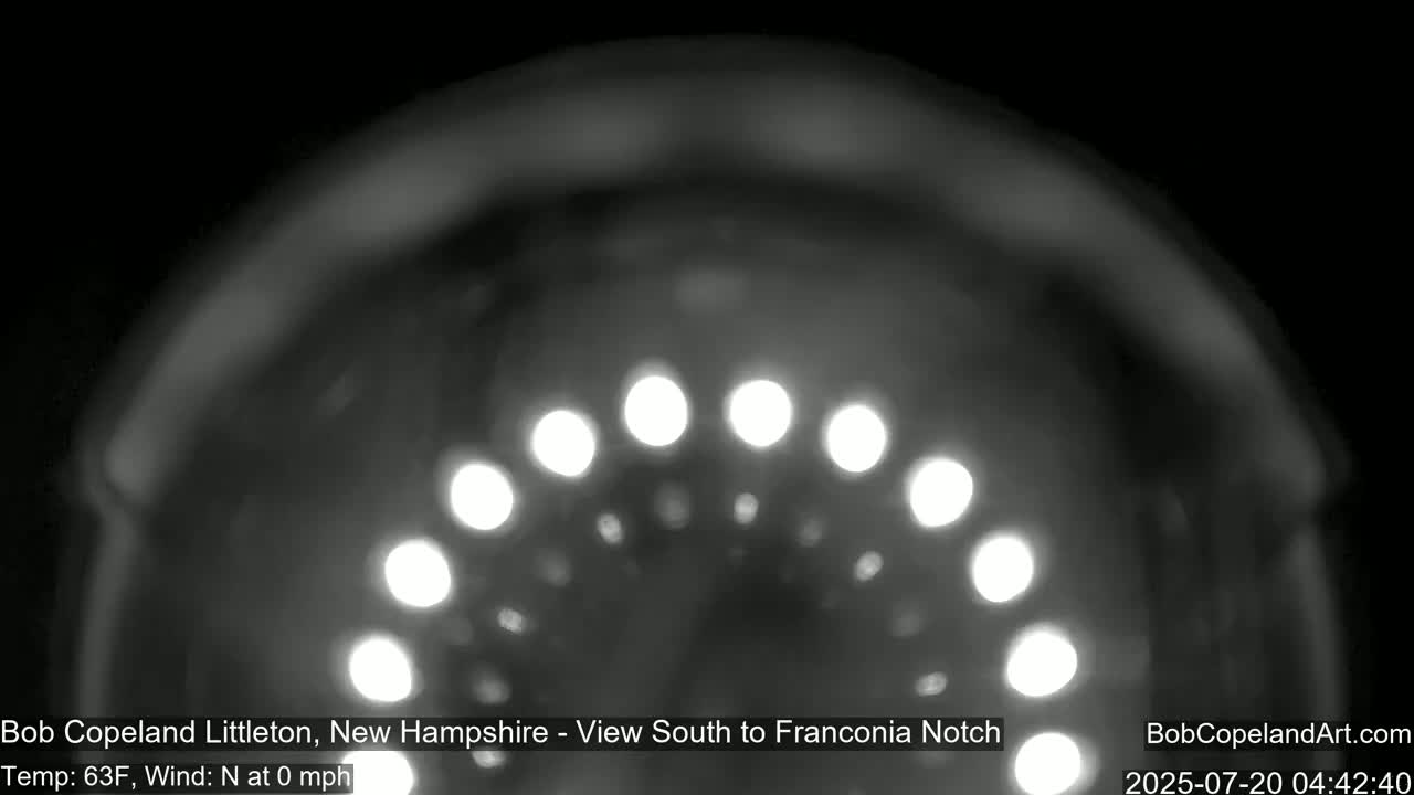 Franconia Sky Meteorology Live Cam - Littleton, New Hampshire, USA