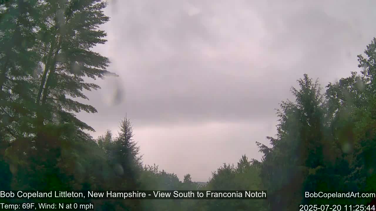 Franconia Sky Meteorology Live Cam - Littleton, New Hampshire, USA