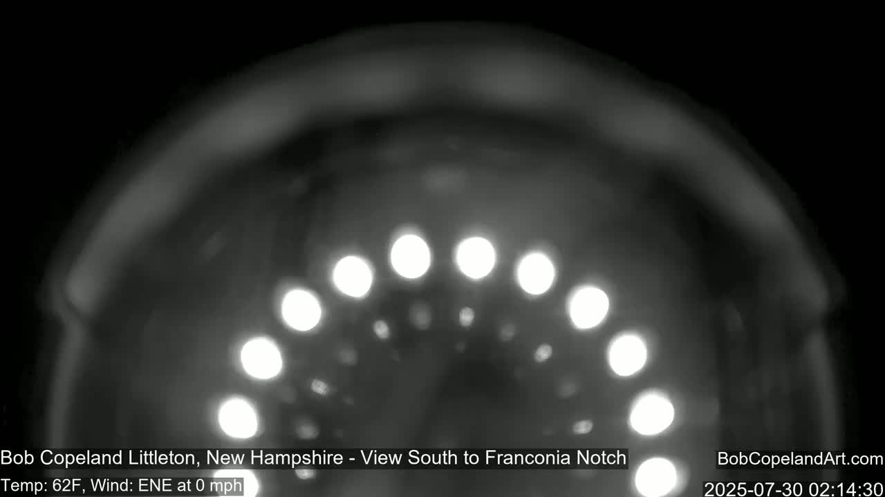 Franconia Sky Meteorology Live Cam - Littleton, New Hampshire, USA