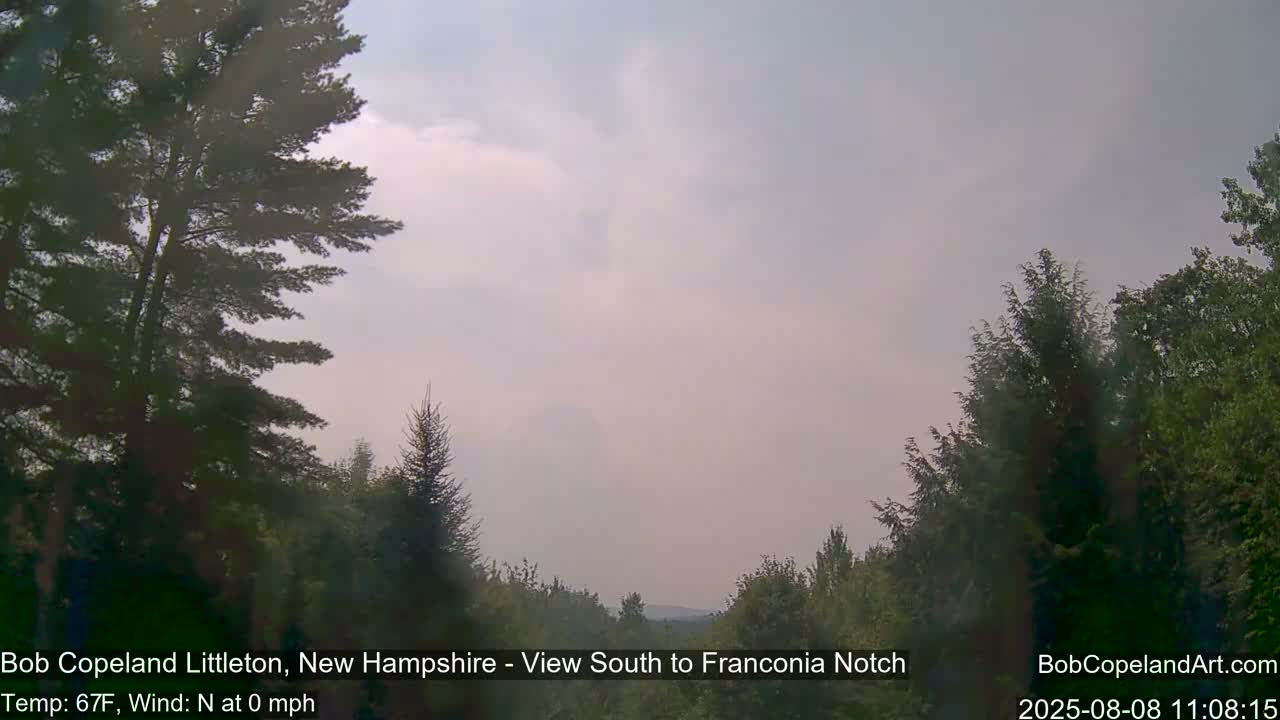 Franconia Sky Meteorology Live Cam - Littleton, New Hampshire, USA