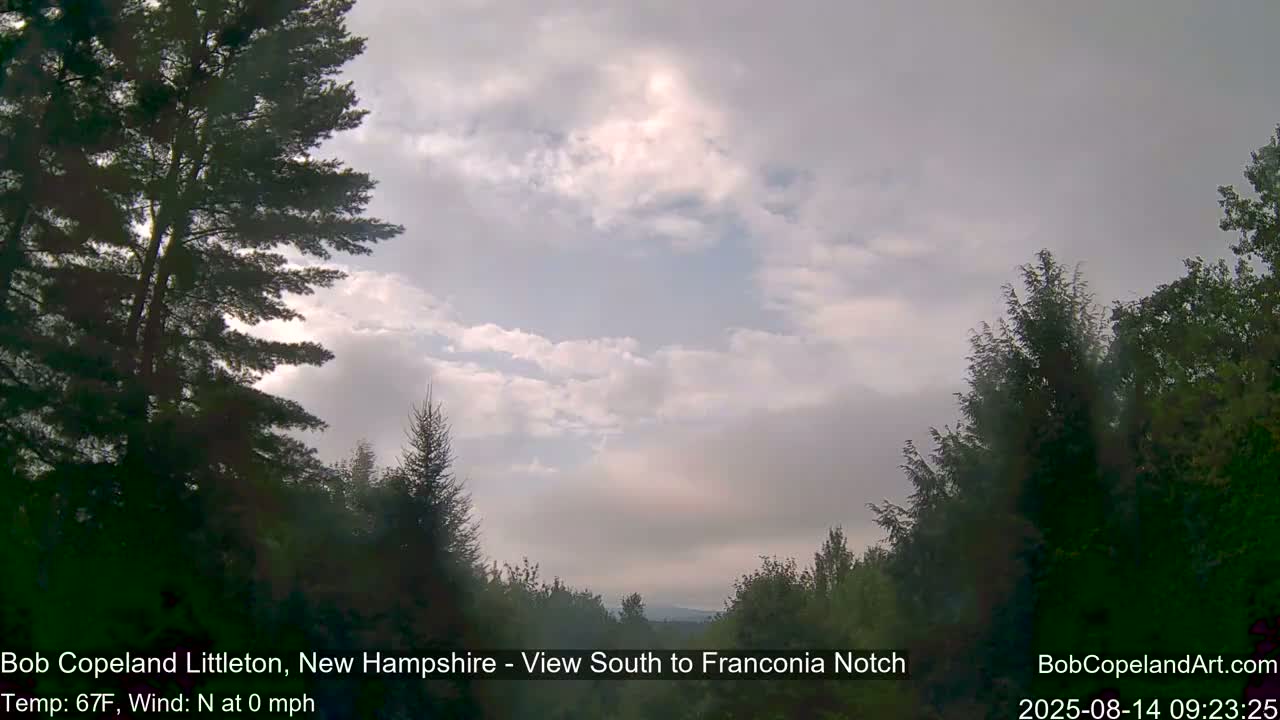 Franconia Sky Meteorology Live Cam - Littleton, New Hampshire, USA