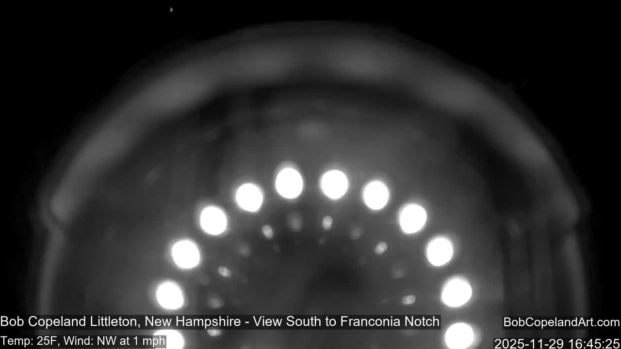 Franconia Sky Meteorology Live Cam - Littleton, New Hampshire, USA