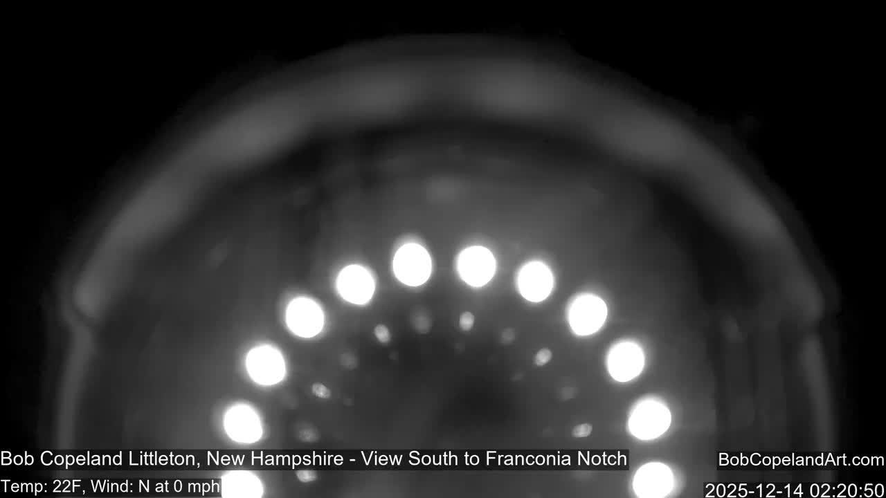 Franconia Sky Meteorology Live Cam - Littleton, New Hampshire, USA