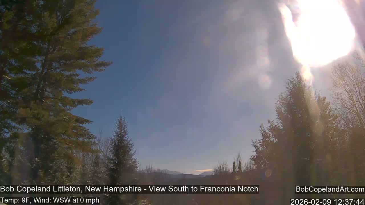 Franconia Sky Meteorology Live Cam - Littleton, New Hampshire, USA