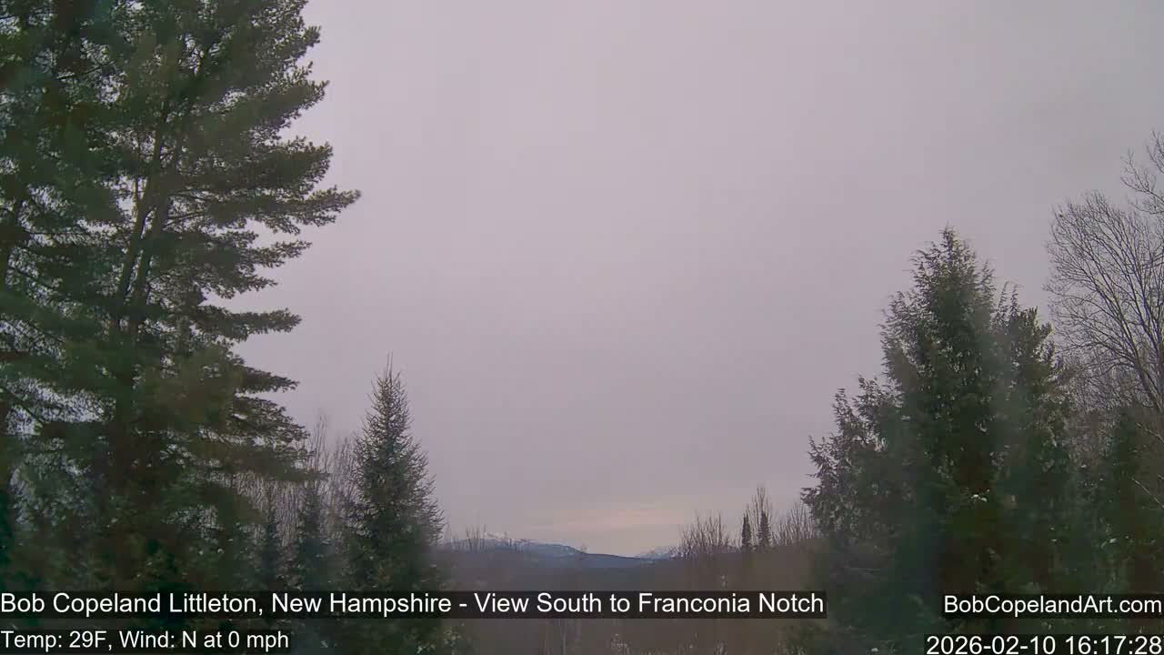 Franconia Sky Meteorology Live Cam - Littleton, New Hampshire, USA