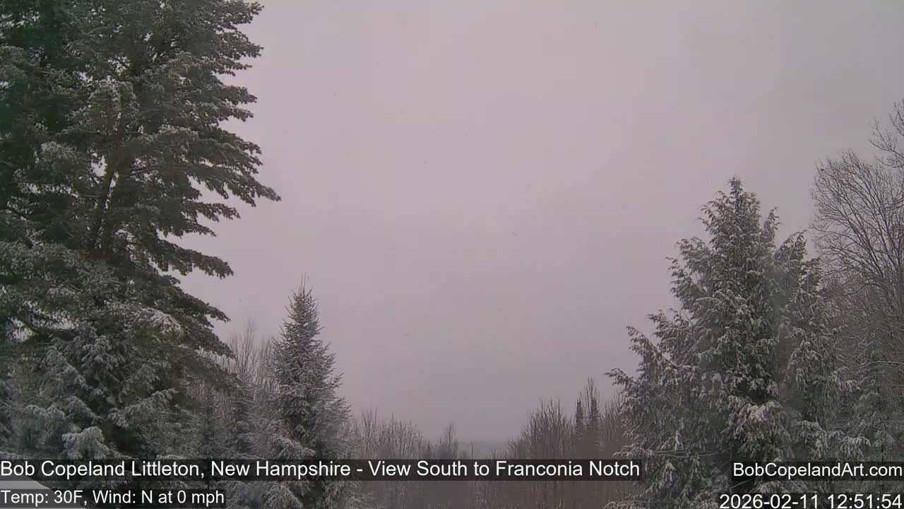 Franconia Sky Meteorology Live Cam - Littleton, New Hampshire, USA