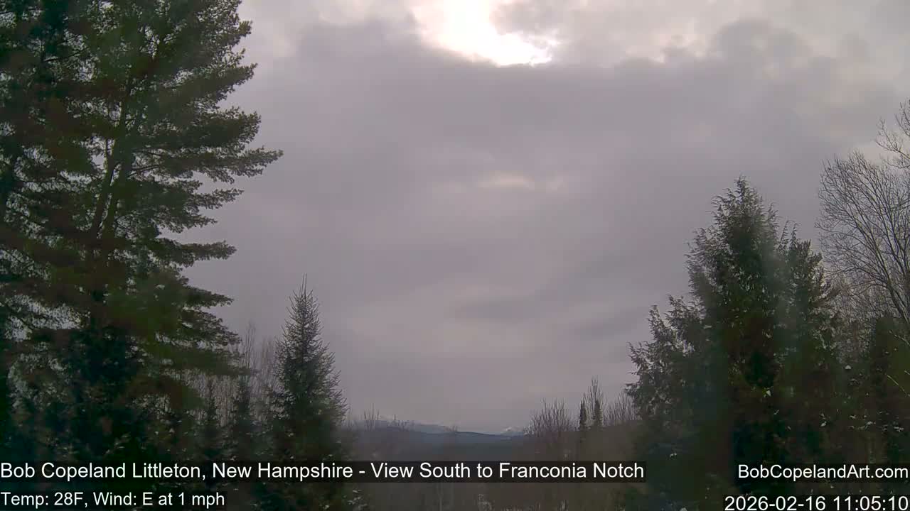 Franconia Sky Meteorology Live Cam - Littleton, New Hampshire, USA