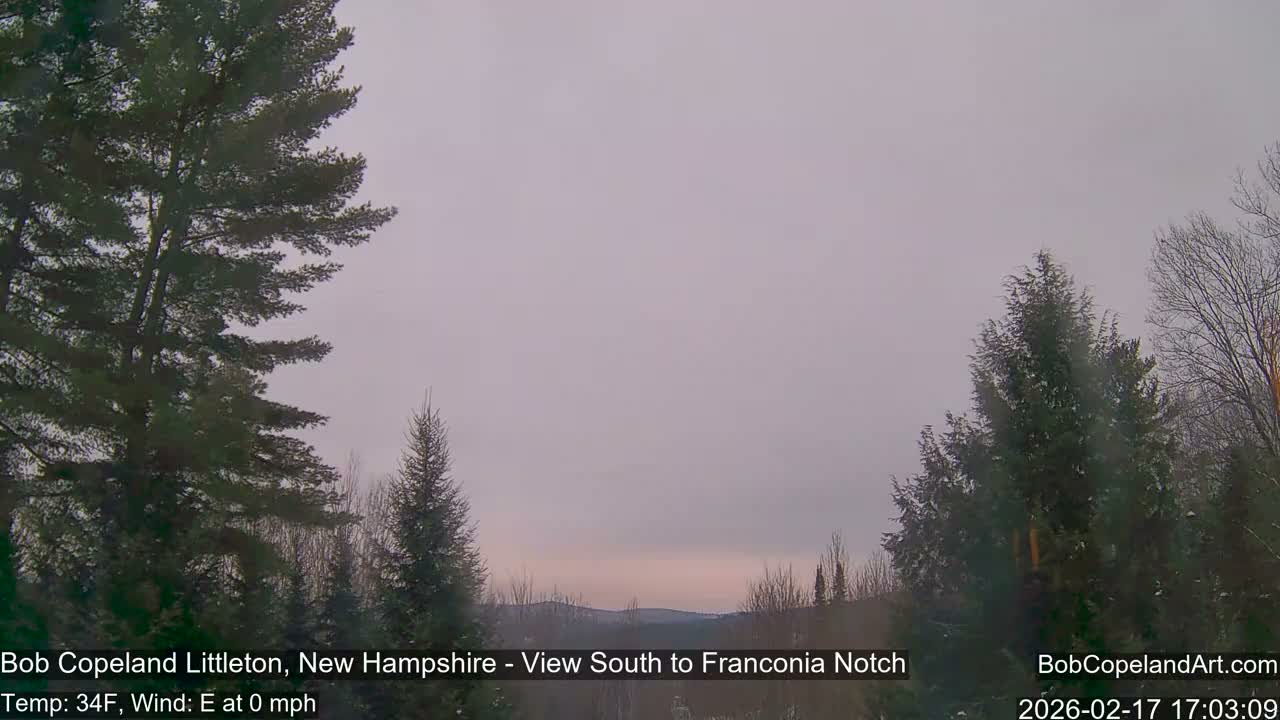 Franconia Sky Meteorology Live Cam - Littleton, New Hampshire, USA