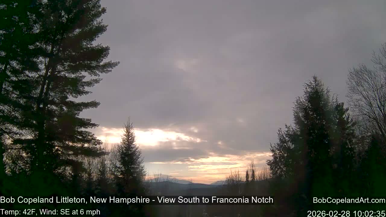 Franconia Sky Meteorology Live Cam - Littleton, New Hampshire, USA