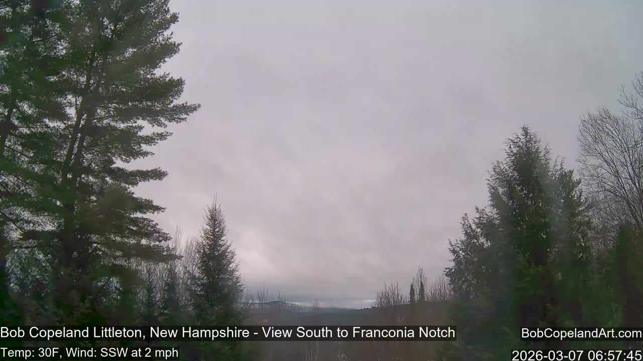 Franconia Sky Meteorology Live Cam - Littleton, New Hampshire, USA