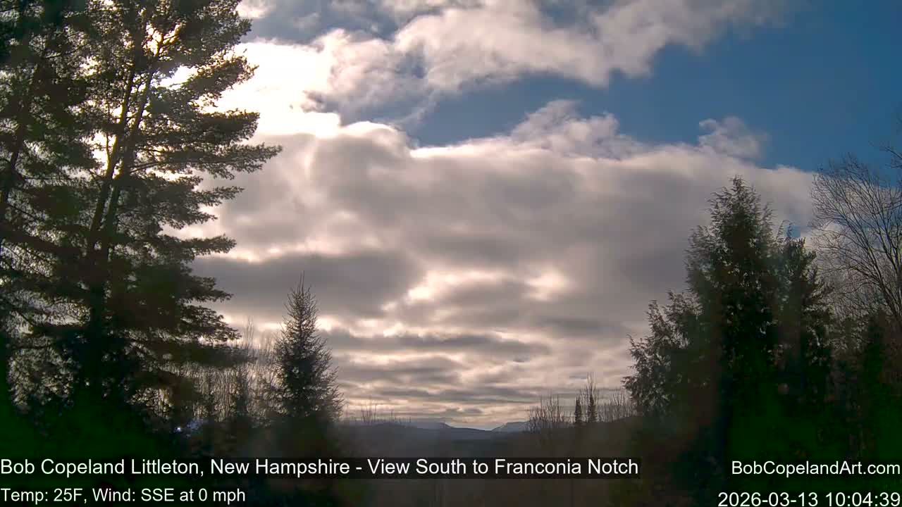 Franconia Sky Meteorology Live Cam - Littleton, New Hampshire, USA