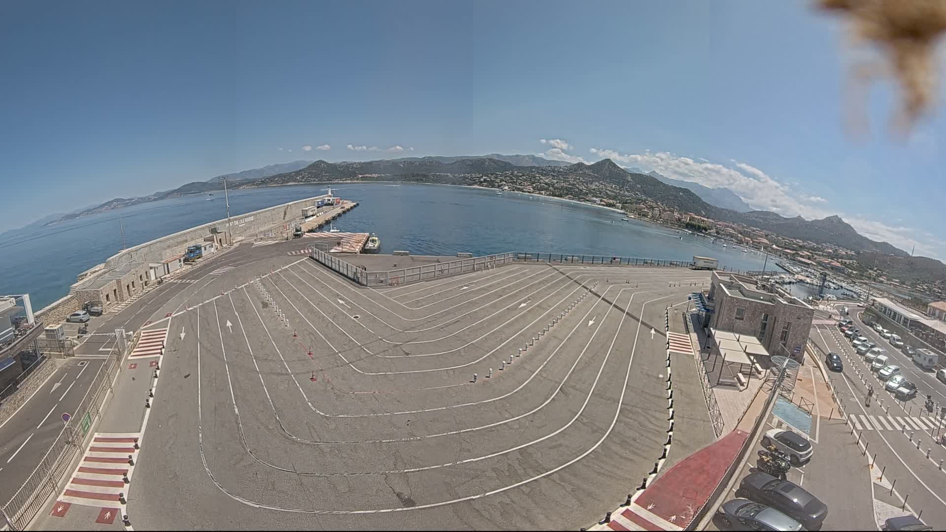 Port de l'Ile Rousse Port Live Cam - Calvi, Haute-Corse, Corse, France