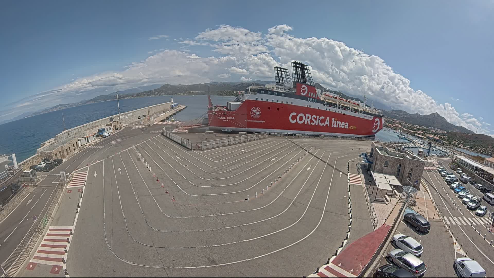 Port de l'Ile Rousse Port Live Cam - Calvi, Haute-Corse, Corse, France
