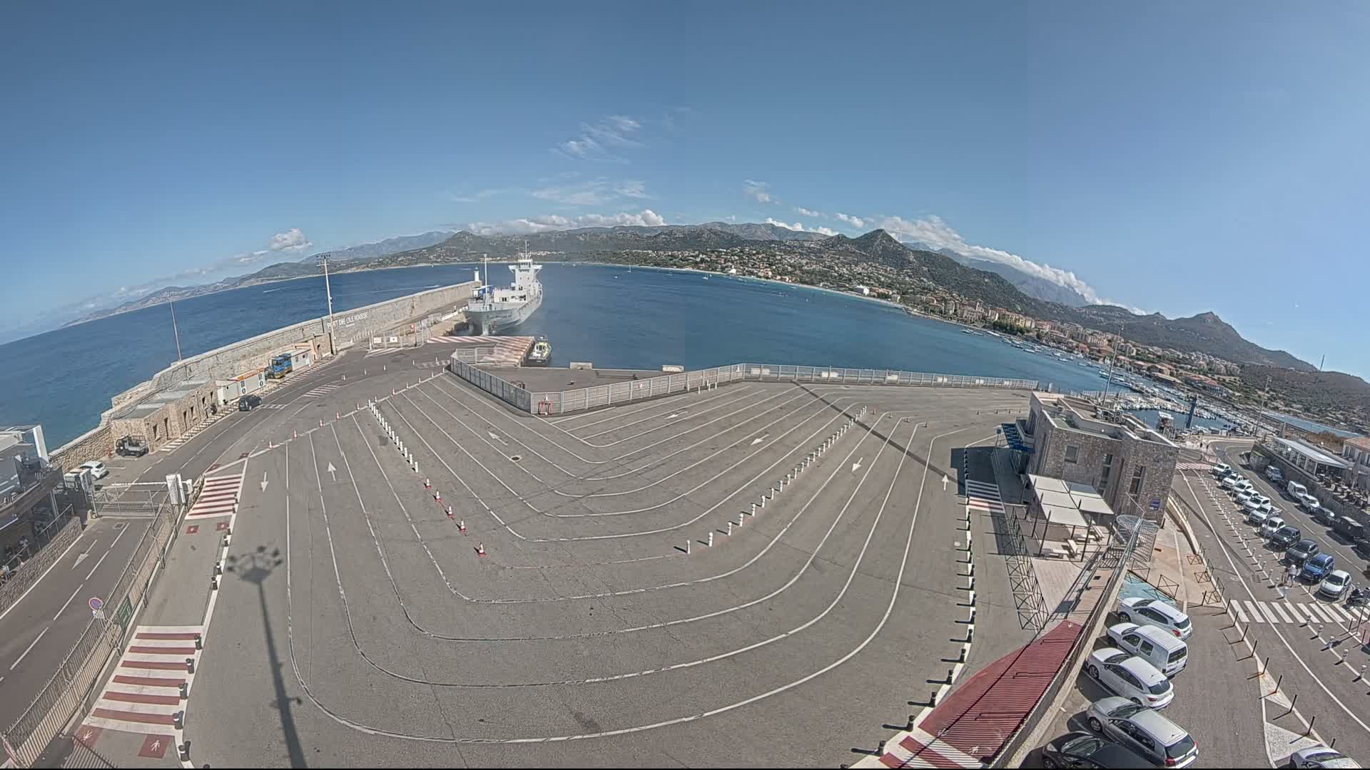 Port de l'Ile Rousse Port Live Cam - Calvi, Haute-Corse, Corse, France