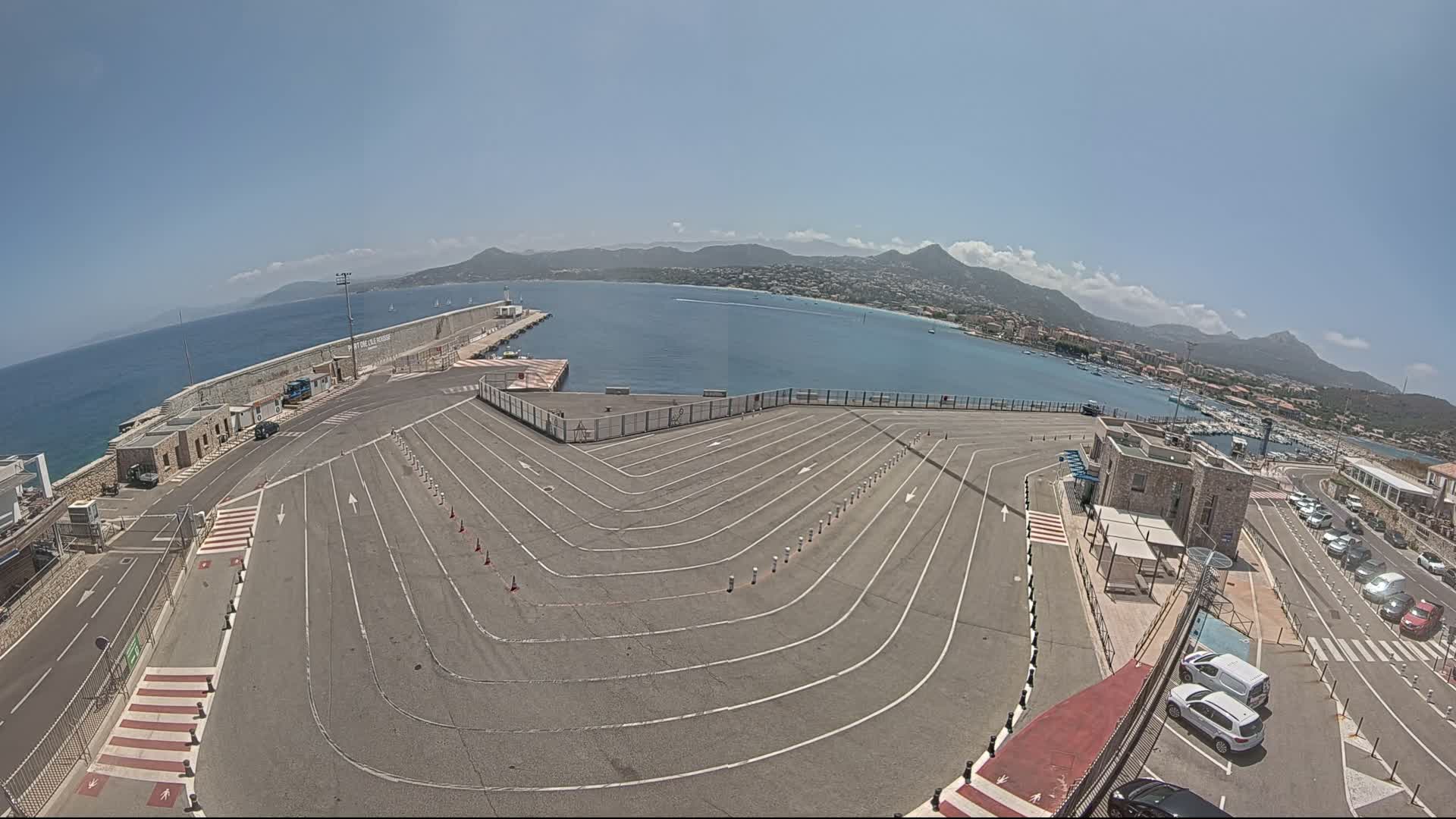Port de l'Ile Rousse Port Live Cam - Calvi, Haute-Corse, Corse, France