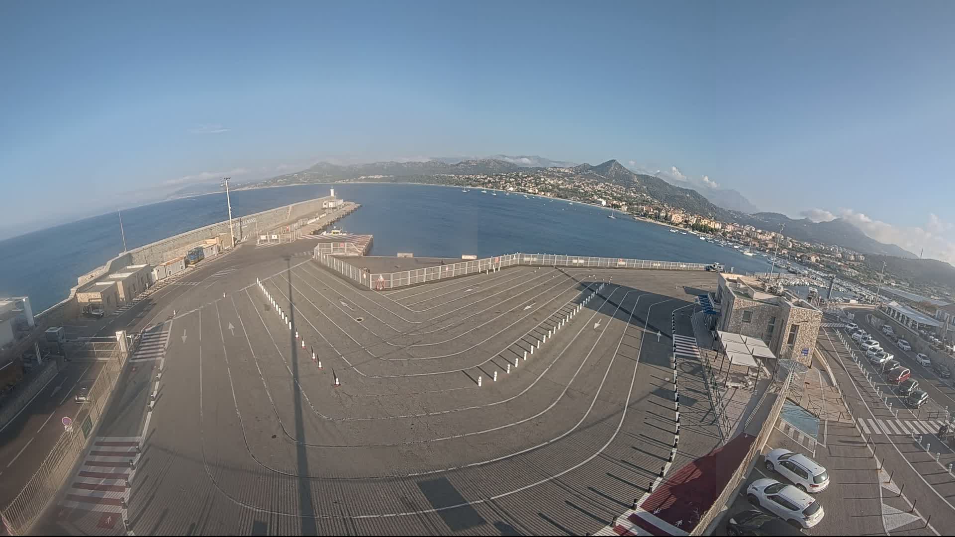 Port de l'Ile Rousse Port Live Cam - Calvi, Haute-Corse, Corse, France