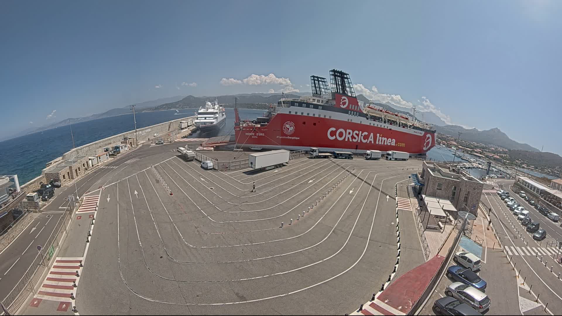 Port de l'Ile Rousse Port Live Cam - Calvi, Haute-Corse, Corse, France
