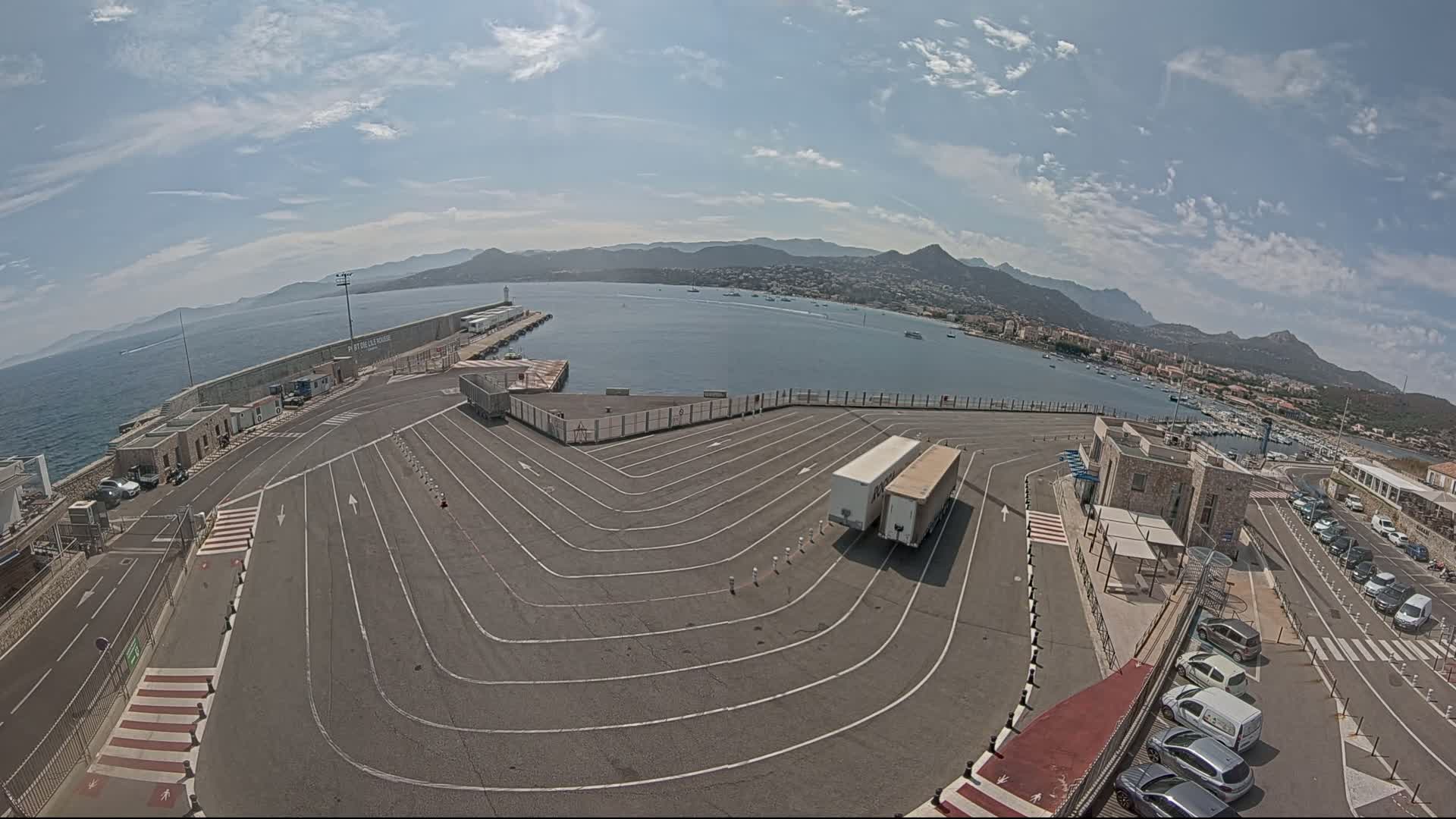 Port de l'Ile Rousse Port Live Cam - Calvi, Haute-Corse, Corse, France