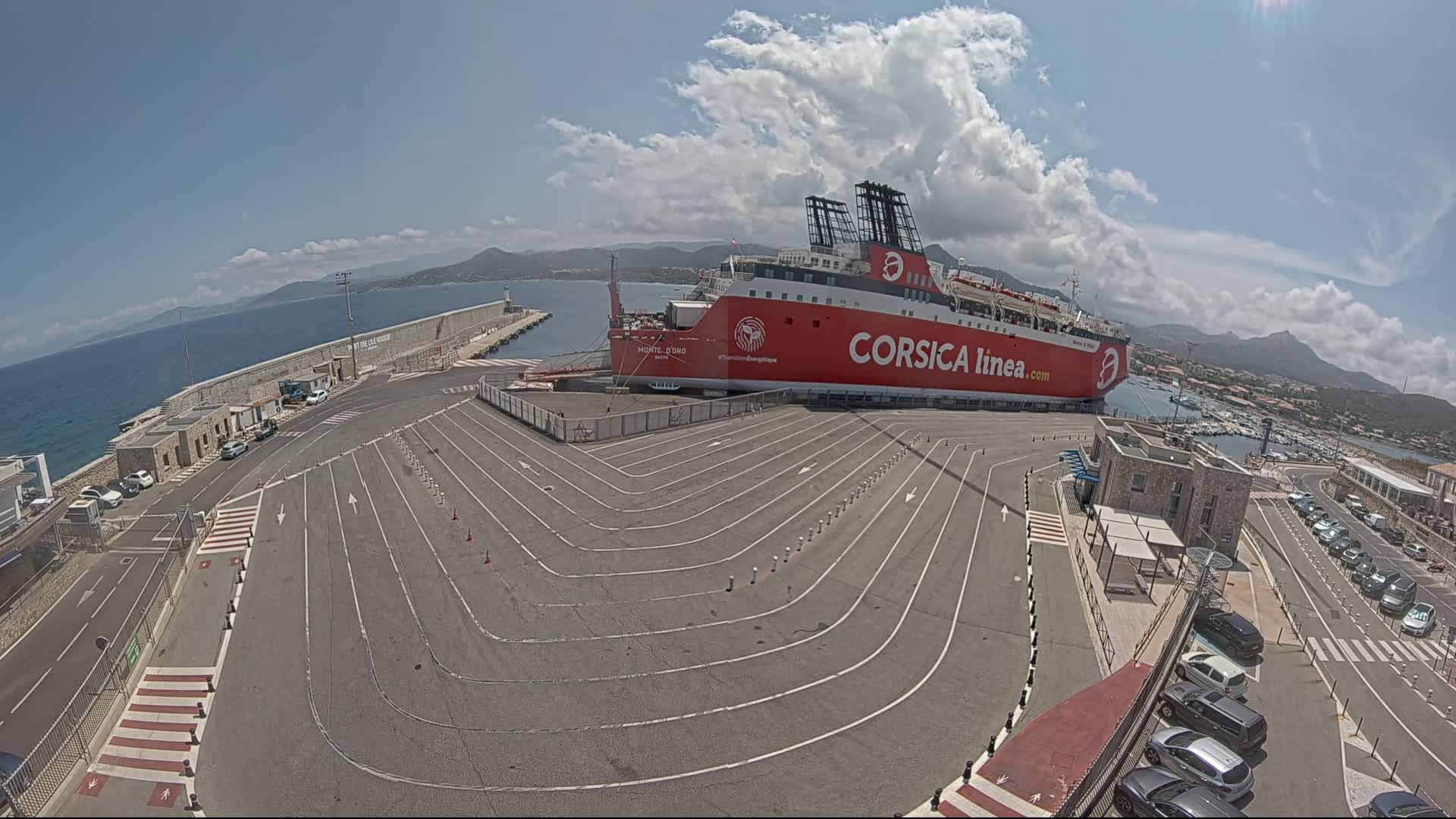 Port de l'Ile Rousse Port Live Cam - Calvi, Haute-Corse, Corse, France