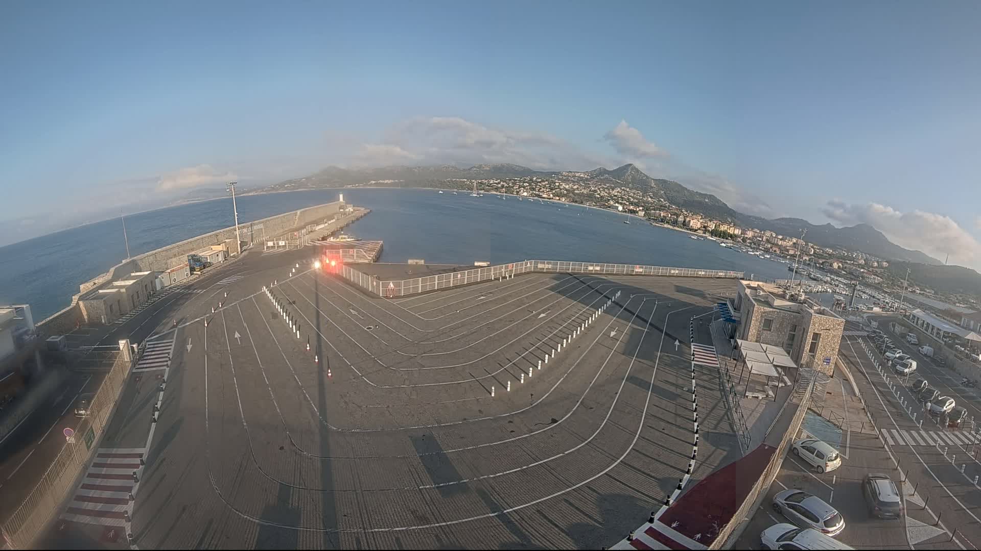 Port de l'Ile Rousse Port Live Cam - Calvi, Haute-Corse, Corse, France