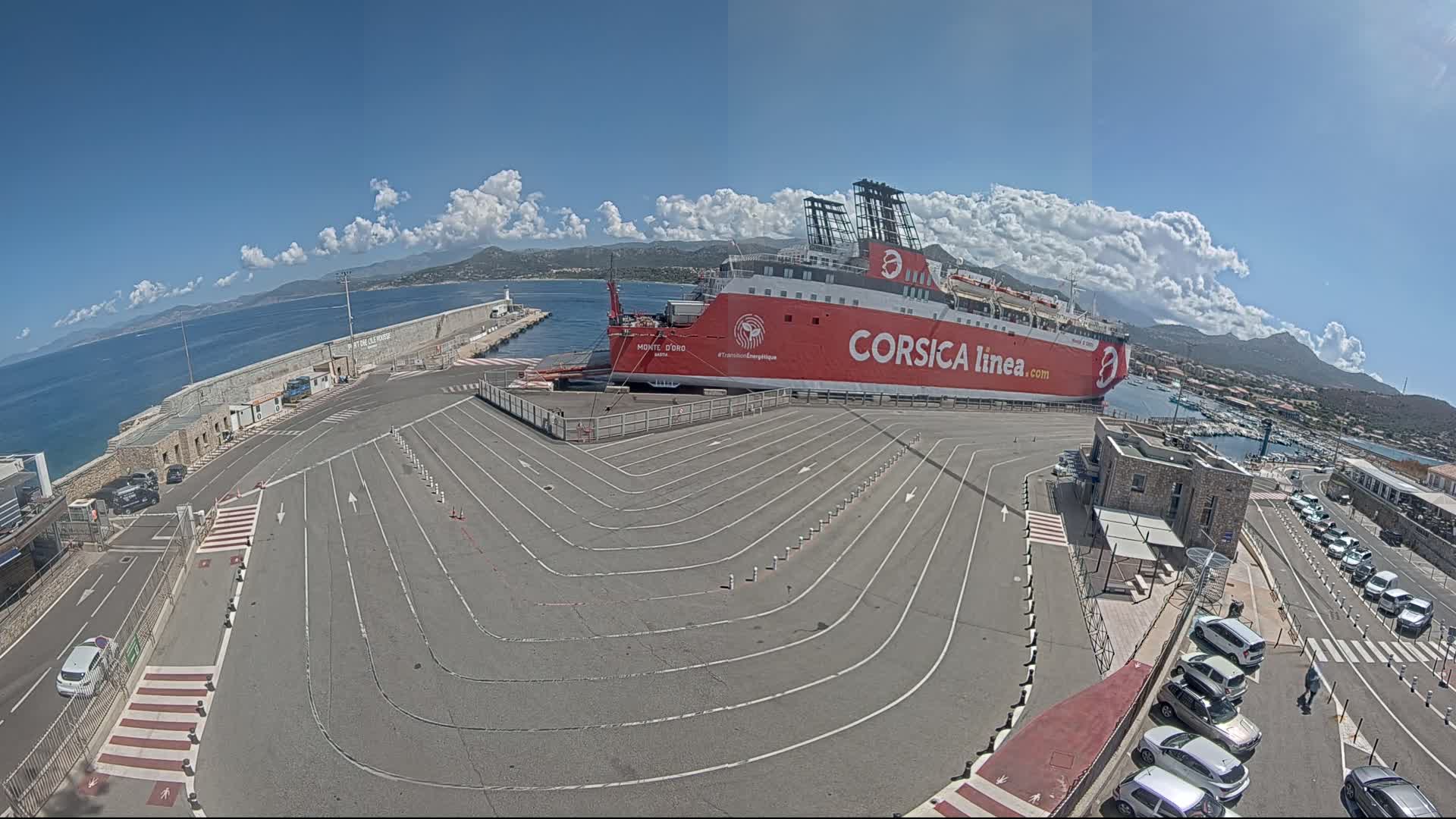Port de l'Ile Rousse Port Live Cam - Calvi, Haute-Corse, Corse, France