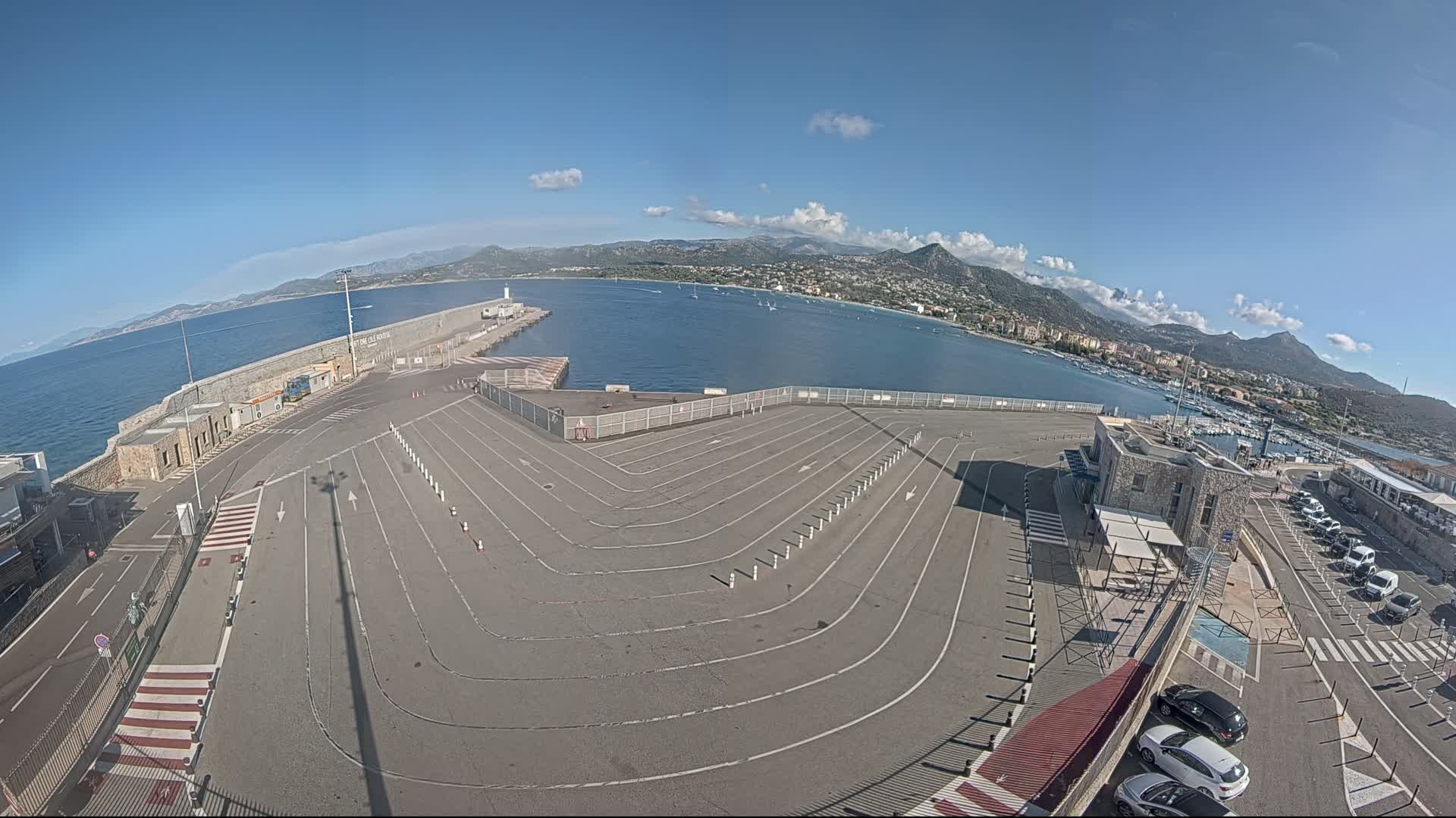 Port de l'Ile Rousse Port Live Cam - Calvi, Haute-Corse, Corse, France