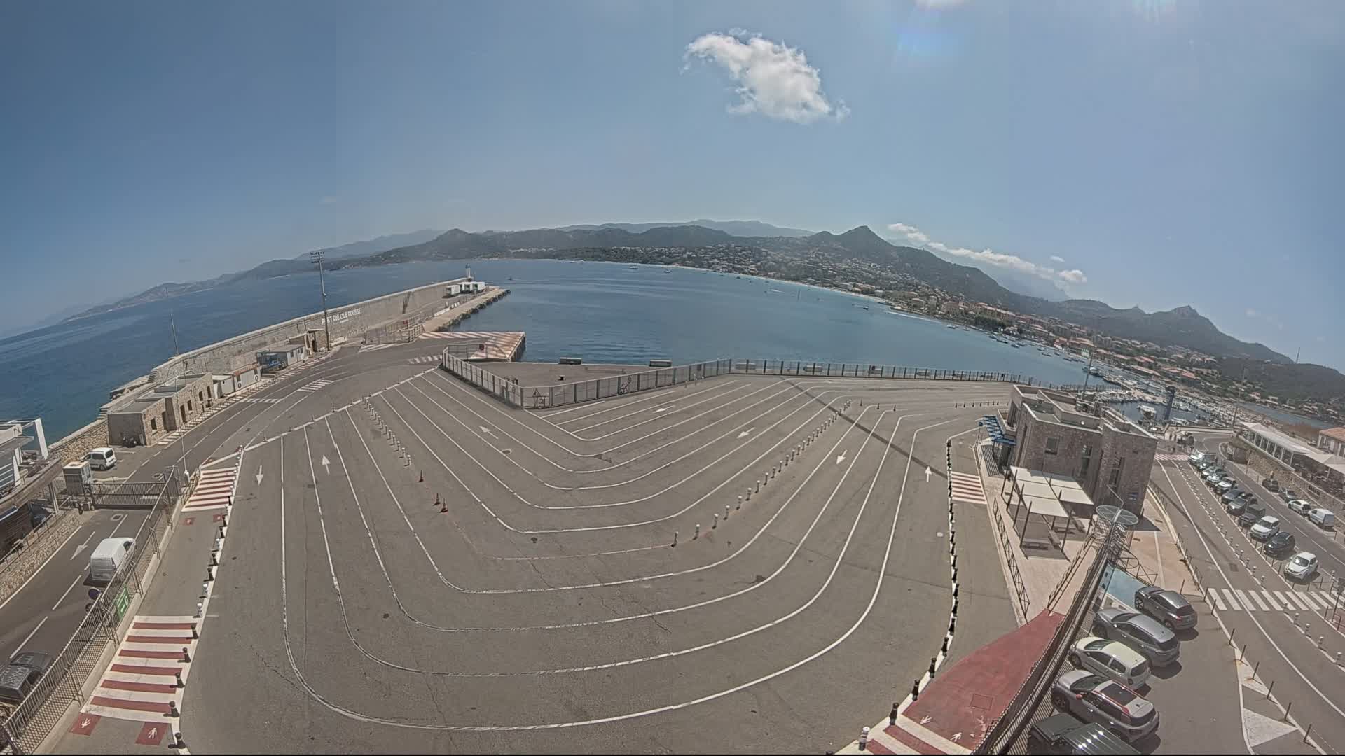 Port de l'Ile Rousse Port Live Cam - Calvi, Haute-Corse, Corse, France