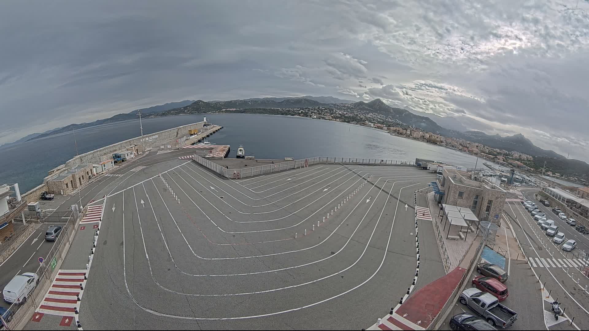 Port de l'Ile Rousse Port Live Cam - Calvi, Haute-Corse, Corse, France