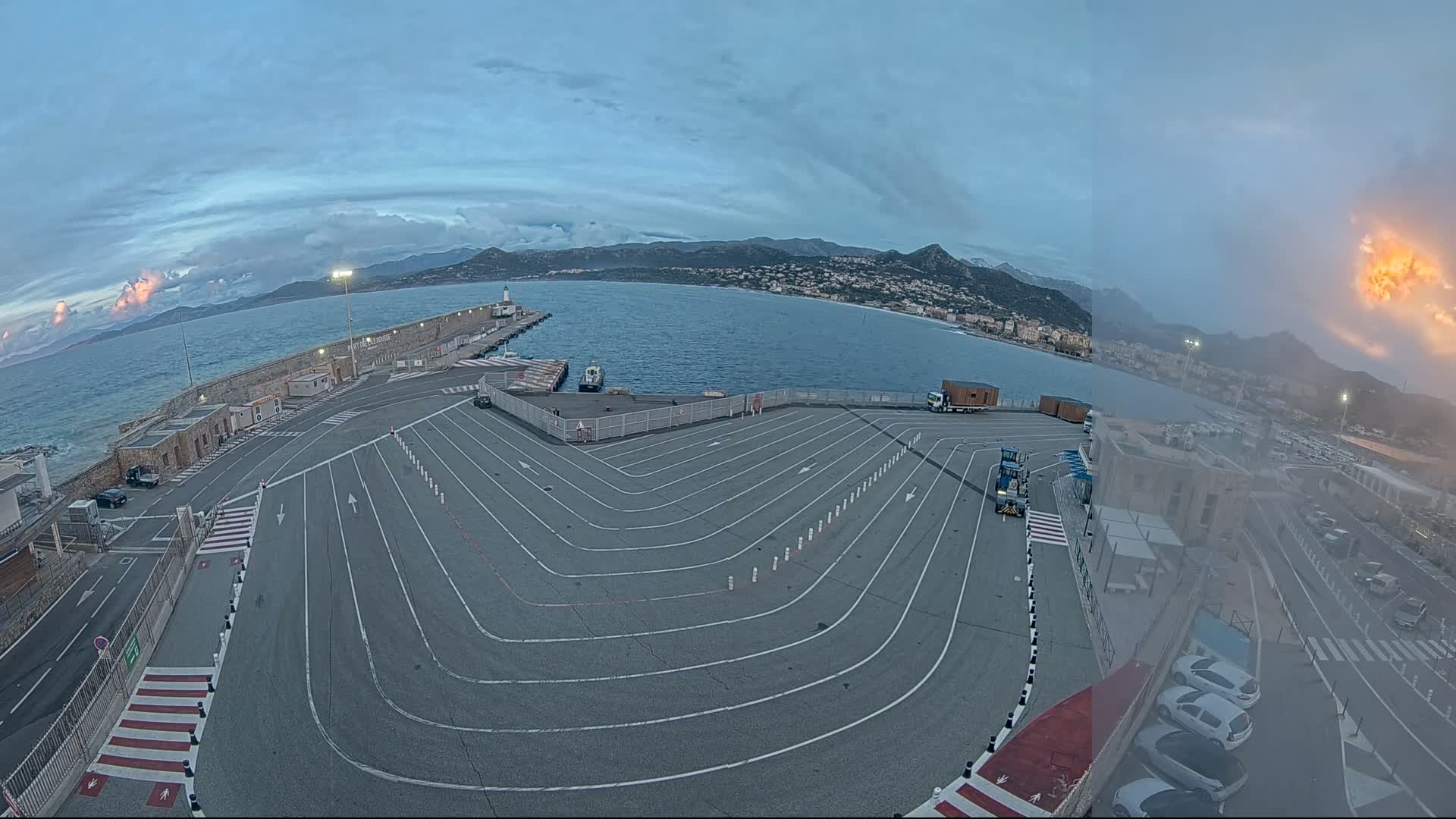 Port de l'Ile Rousse Port Live Cam - Calvi, Haute-Corse, Corse, France