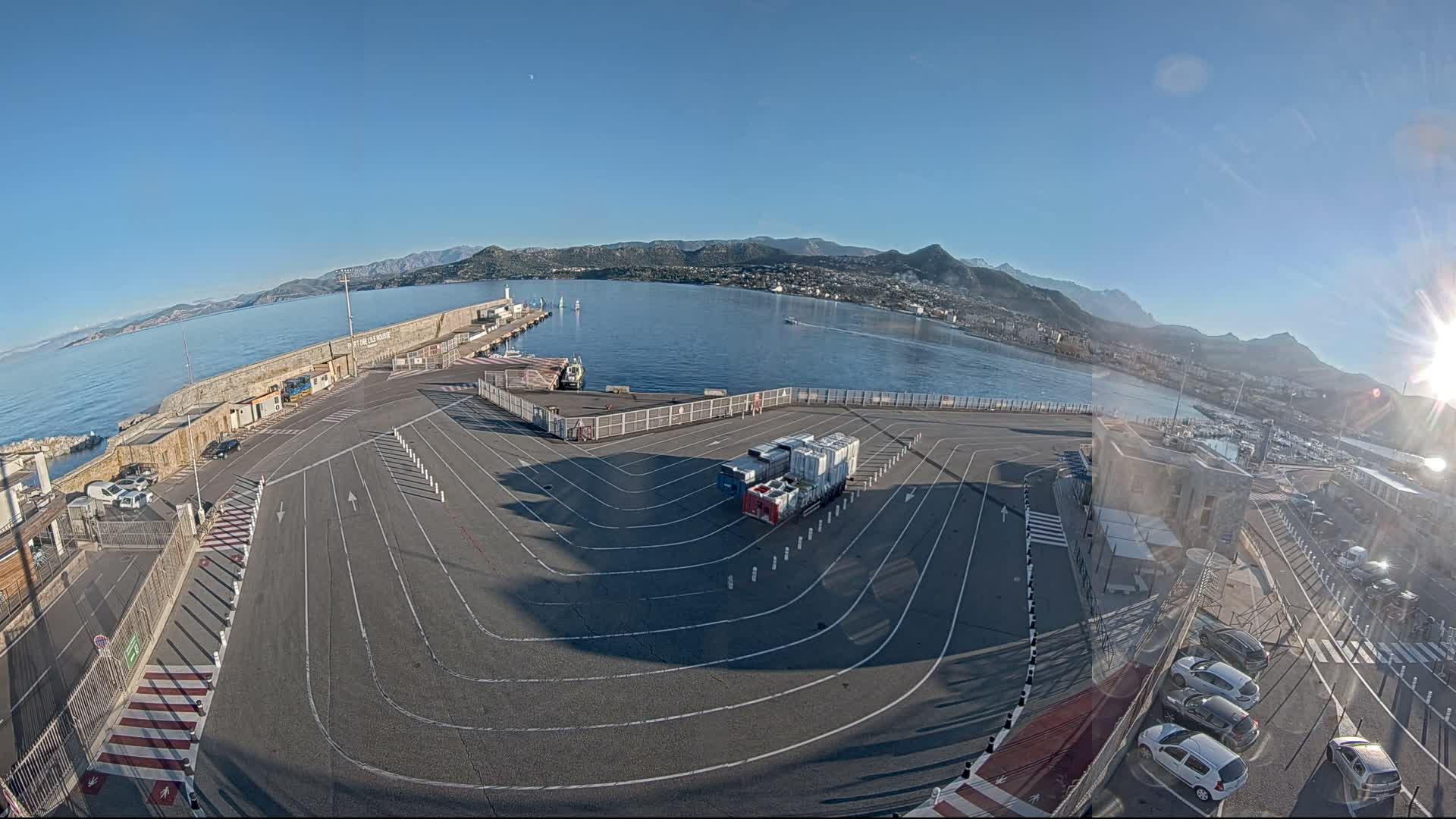 Port de l'Ile Rousse Port Live Cam - Calvi, Haute-Corse, Corse, France