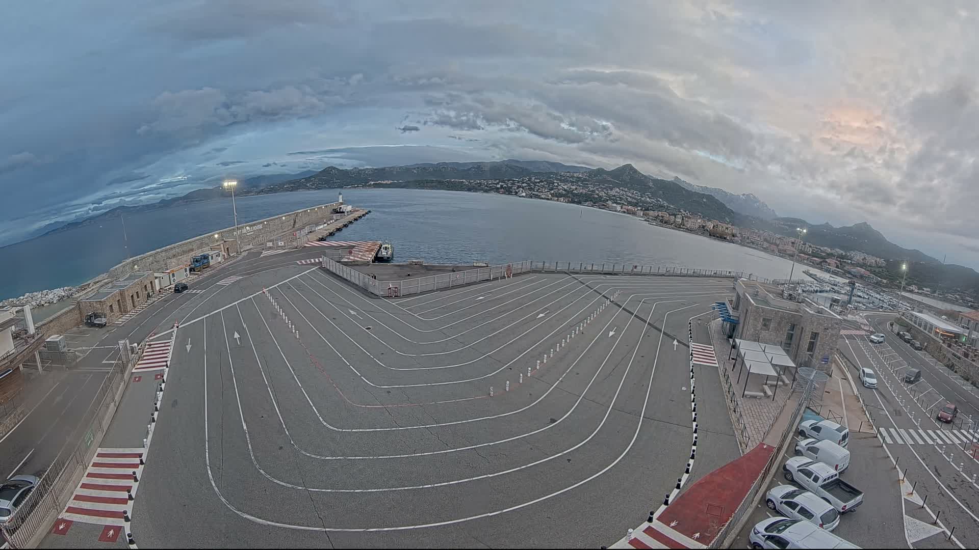 Port de l'Ile Rousse Port Live Cam - Calvi, Haute-Corse, Corse, France