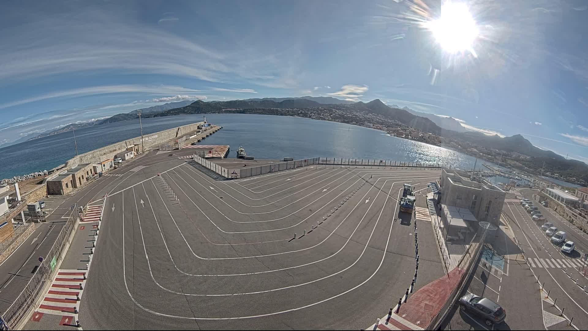 Port de l'Ile Rousse Port Live Cam - Calvi, Haute-Corse, Corse, France