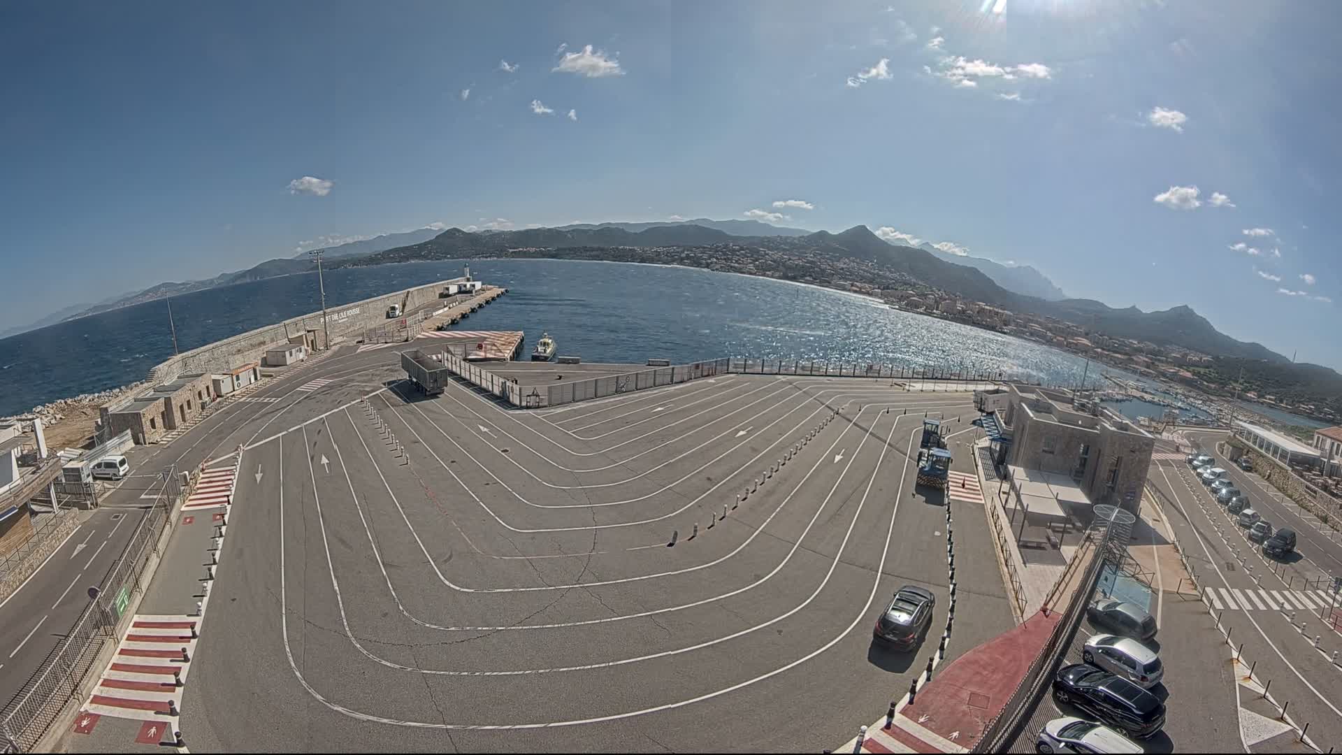 Port de l'Ile Rousse Port Live Cam - Calvi, Haute-Corse, Corse, France