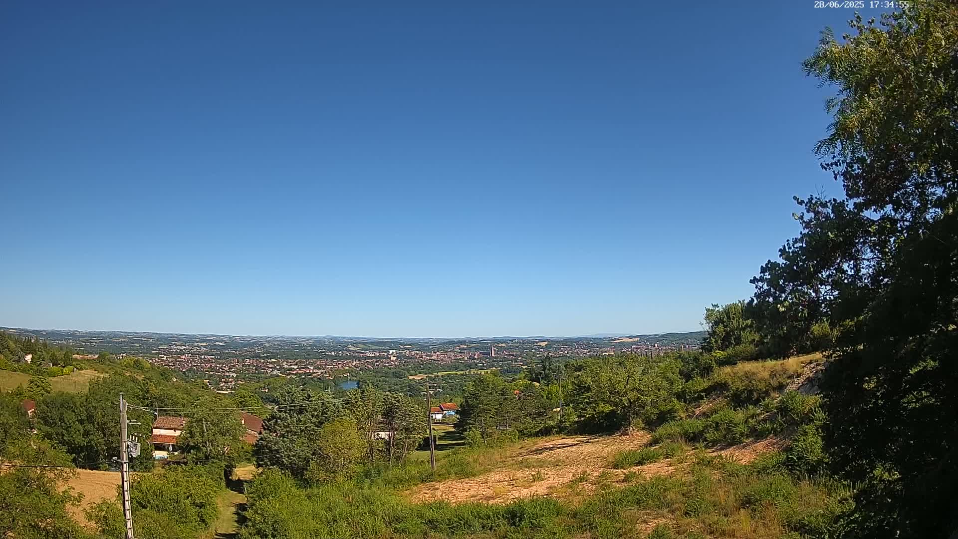 Albi City  Skyline Live Cam - Albi, Tarn, Occitanie, France