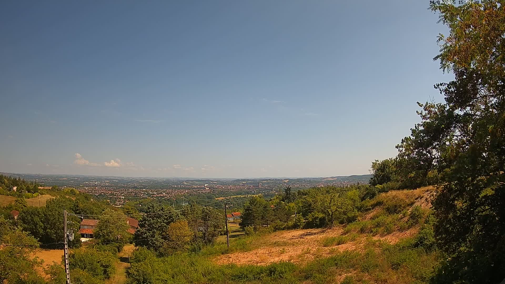 Albi City  Skyline Live Cam - Albi, Tarn, Occitanie, France