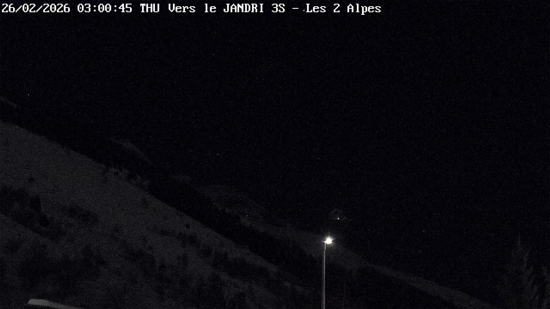 French Alps, Les deux Alpes Ski Slopes Live Cam - Grenoble, Isere, Auvergne-Rhone-Alpes, France