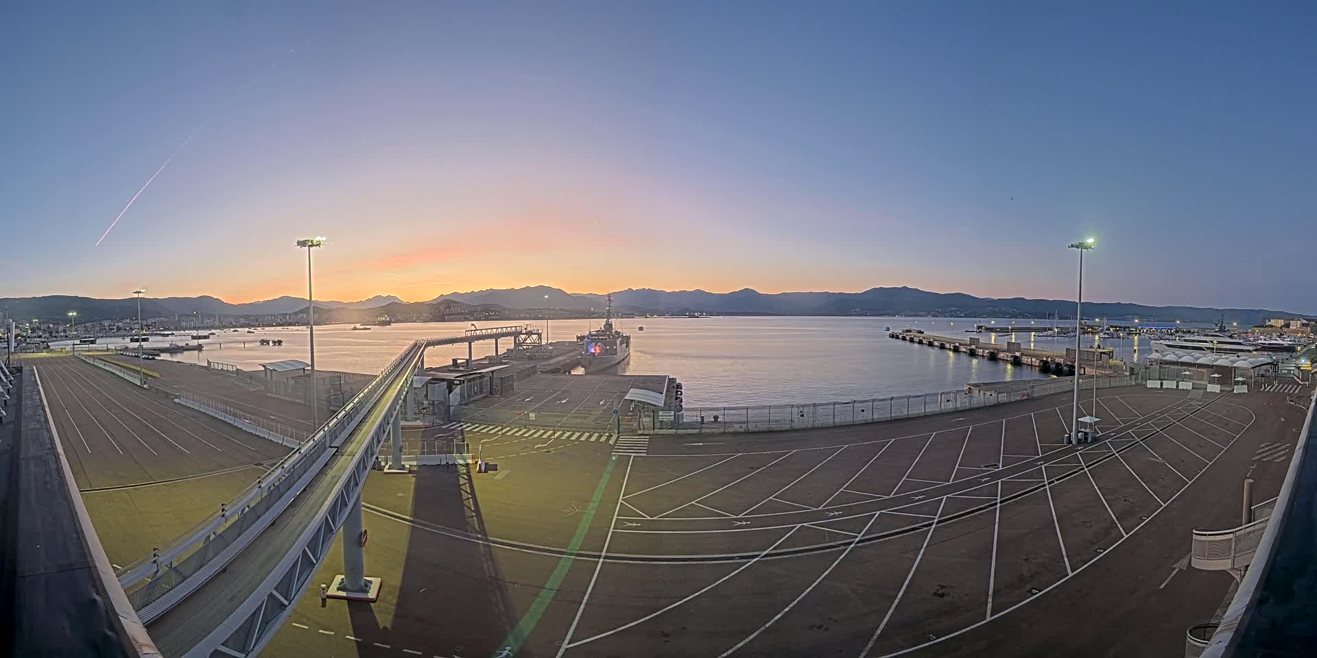 Port de Commerce d'Ajaccio Port Live Cam - Ajaccio, Corse-du-Sud, Corse , France