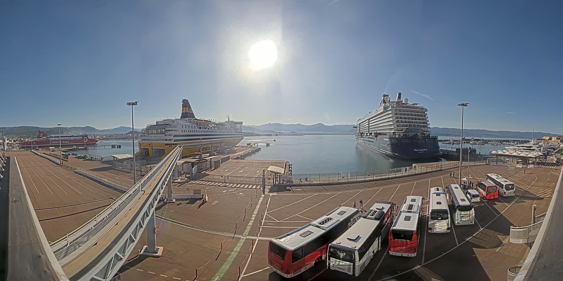 Port de Commerce d'Ajaccio Port Live Cam - Ajaccio, Corse-du-Sud, Corse , France