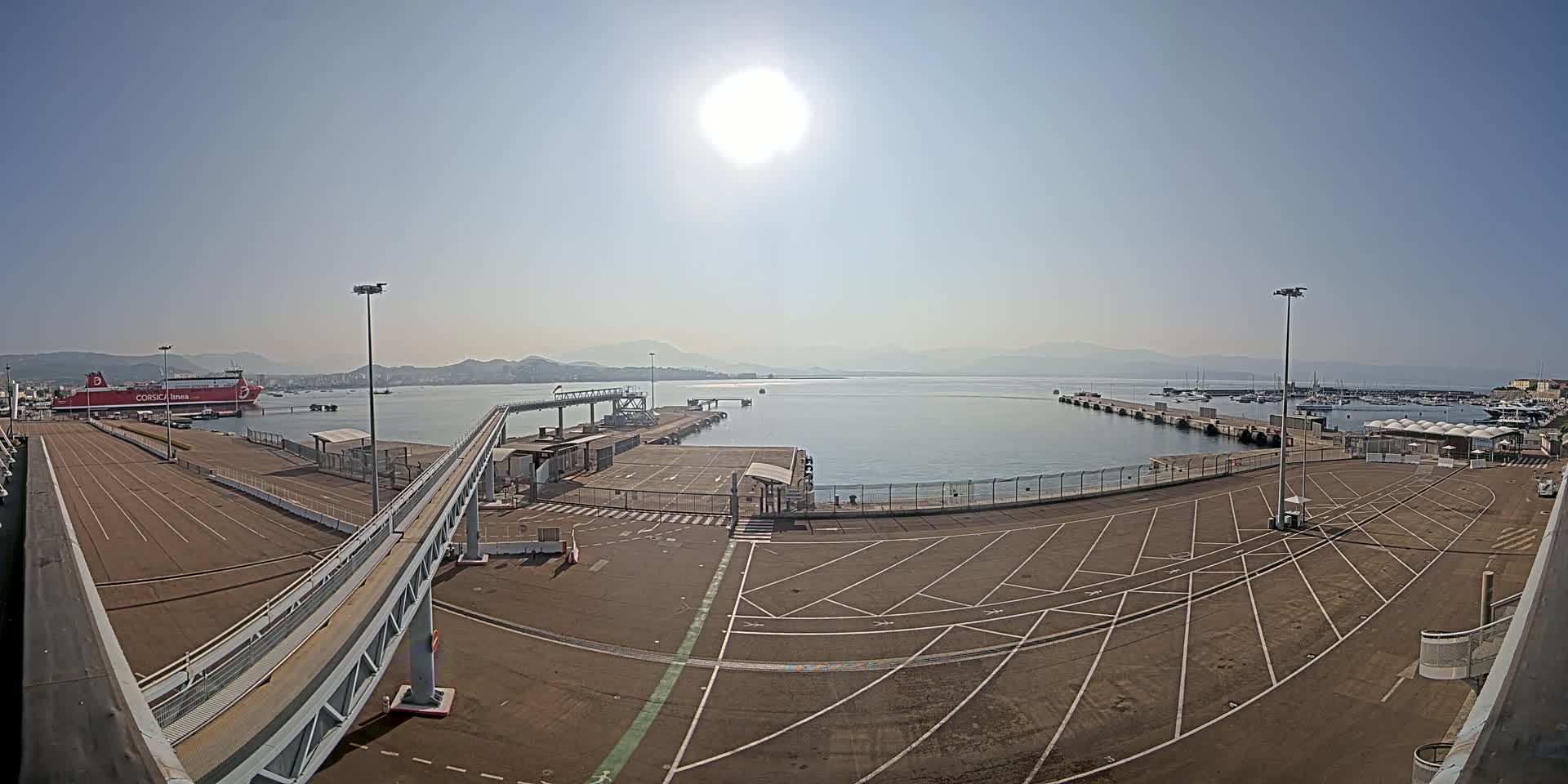 Port de Commerce d'Ajaccio Port Live Cam - Ajaccio, Corse-du-Sud, Corse , France