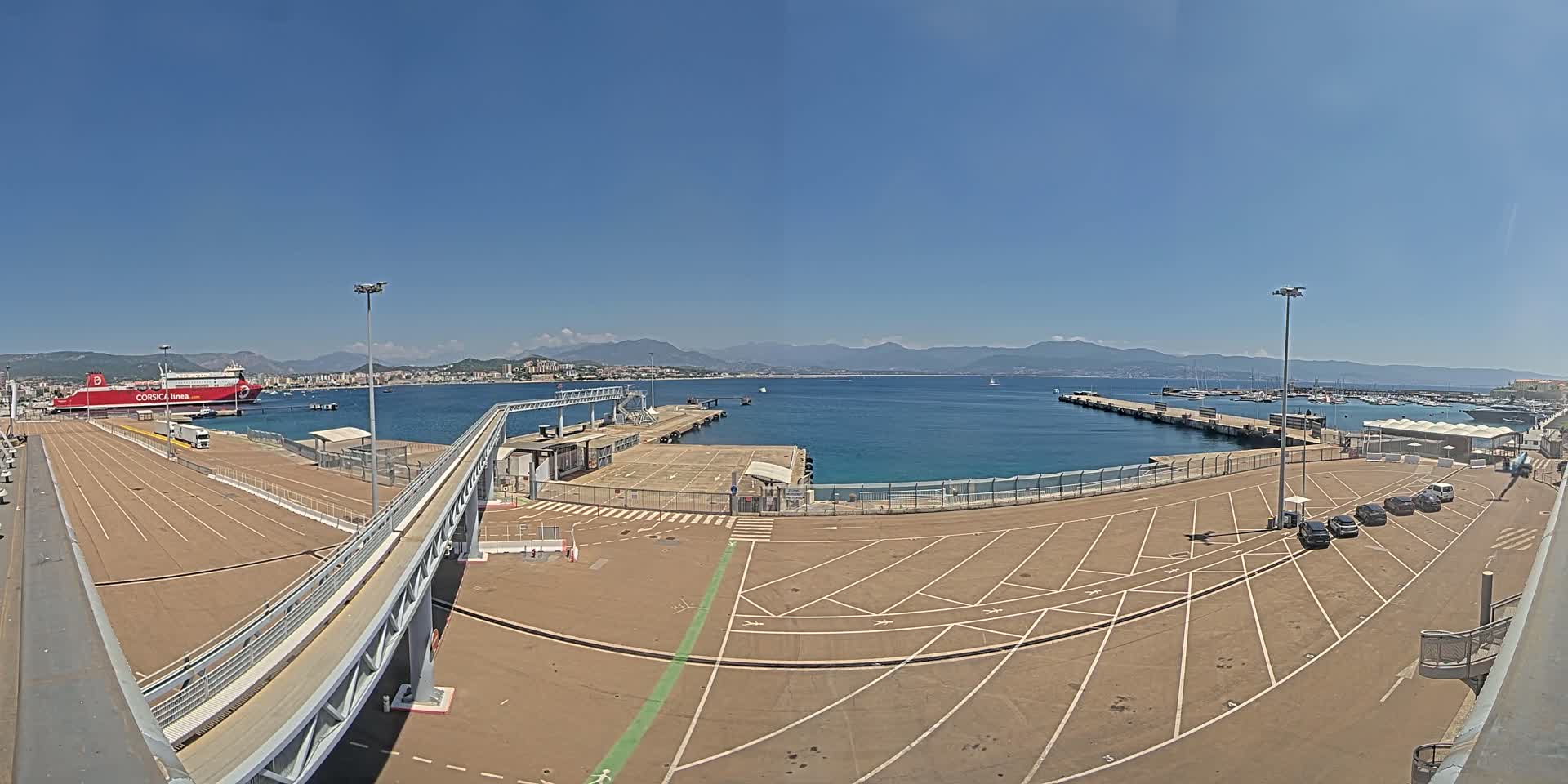 Port de Commerce d'Ajaccio Port Live Cam - Ajaccio, Corse-du-Sud, Corse , France