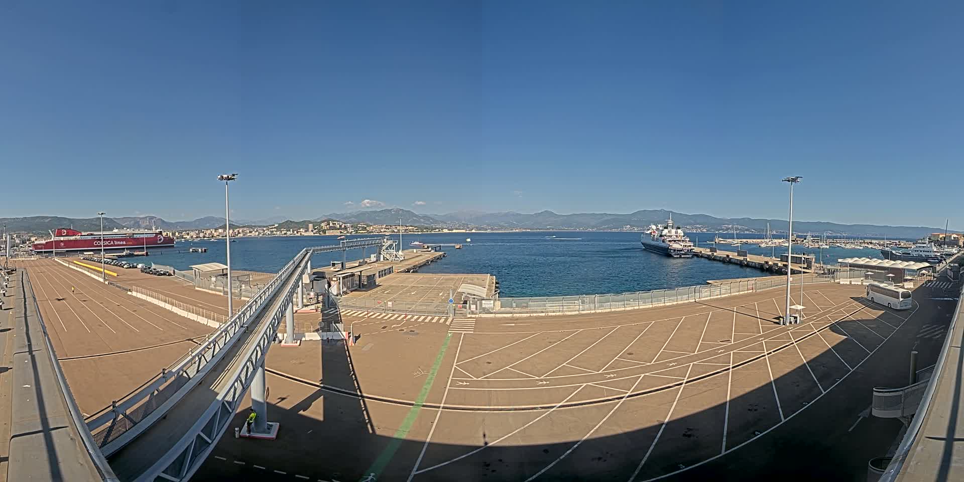 Port de Commerce d'Ajaccio Port Live Cam - Ajaccio, Corse-du-Sud, Corse , France