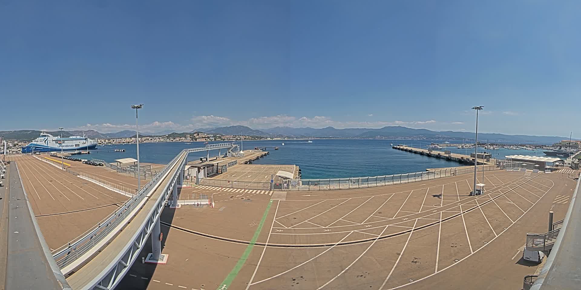 Port de Commerce d'Ajaccio Port Live Cam - Ajaccio, Corse-du-Sud, Corse , France