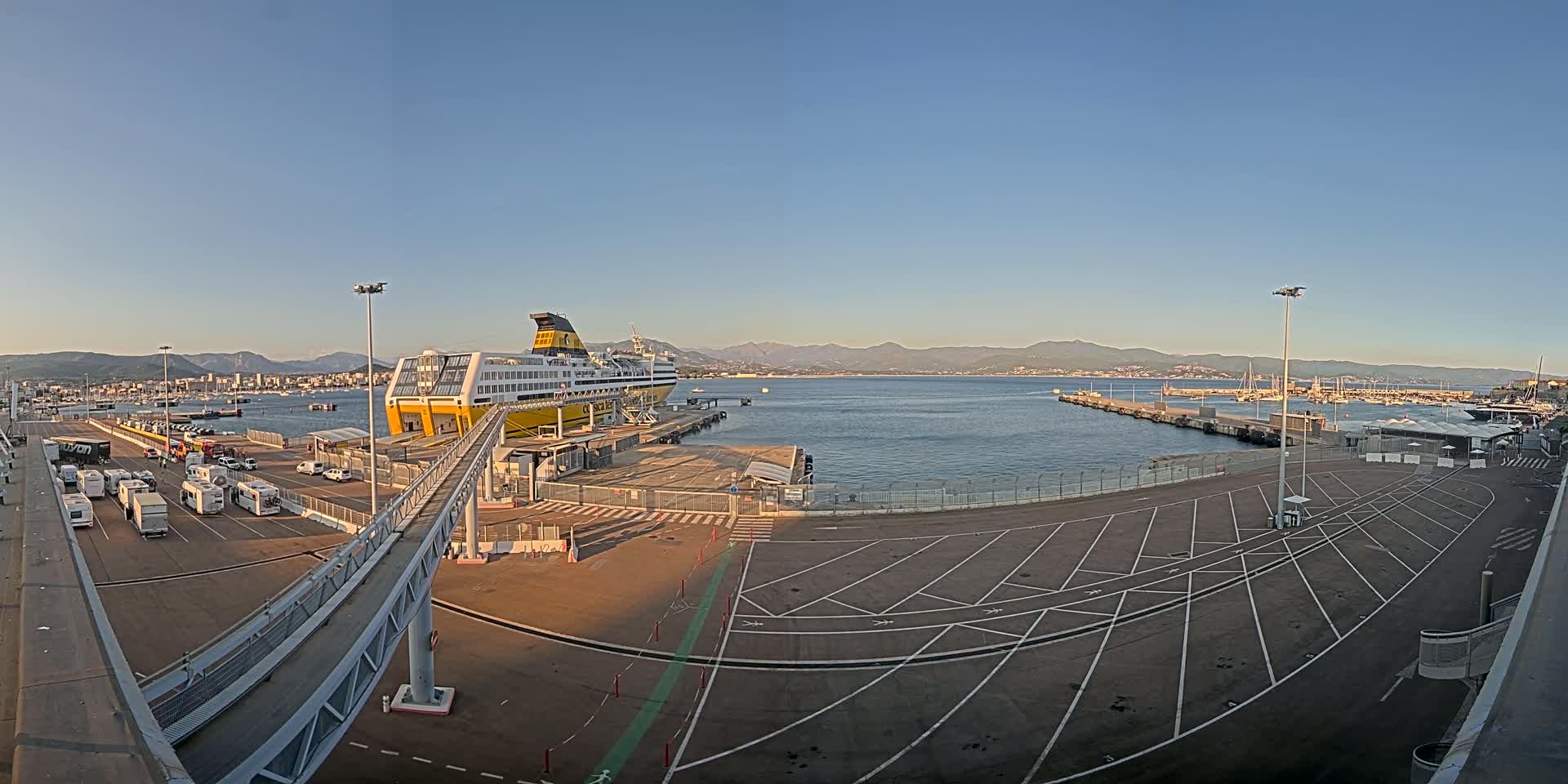 Port de Commerce d'Ajaccio Port Live Cam - Ajaccio, Corse-du-Sud, Corse , France