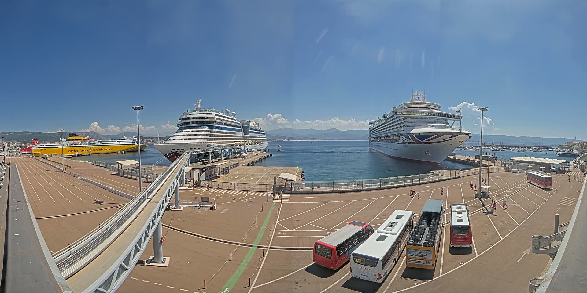 Port de Commerce d'Ajaccio Port Live Cam - Ajaccio, Corse-du-Sud, Corse , France