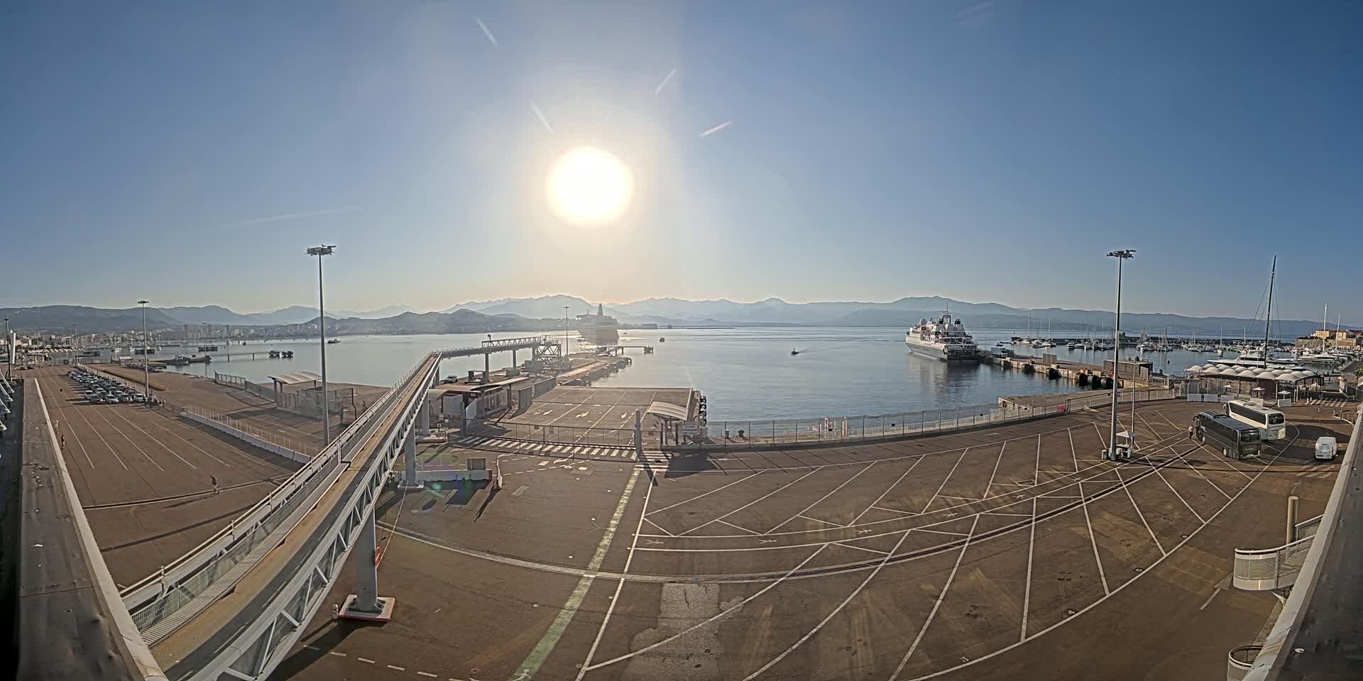 Port de Commerce d'Ajaccio Port Live Cam - Ajaccio, Corse-du-Sud, Corse , France