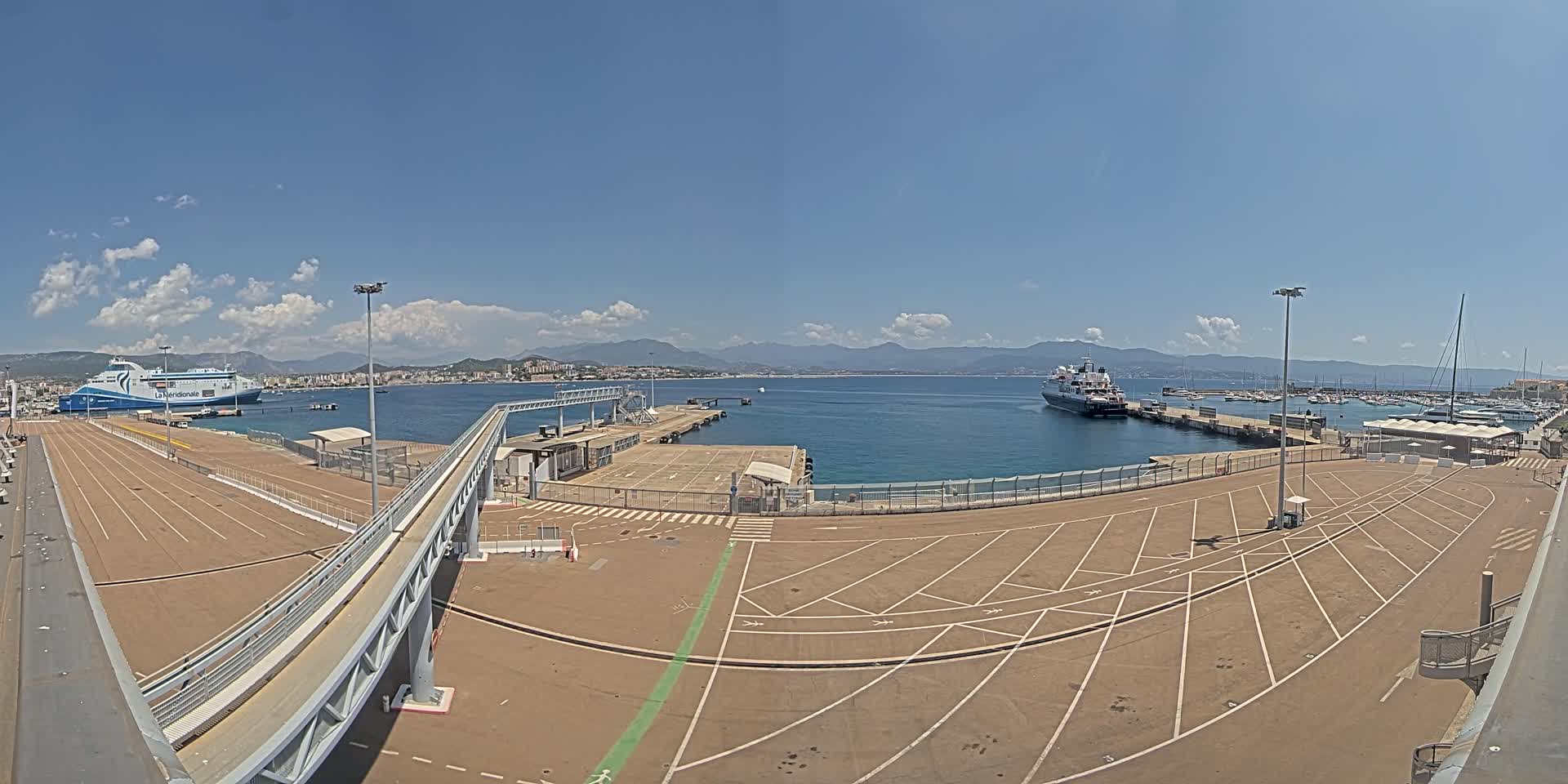 Port de Commerce d'Ajaccio Port Live Cam - Ajaccio, Corse-du-Sud, Corse , France