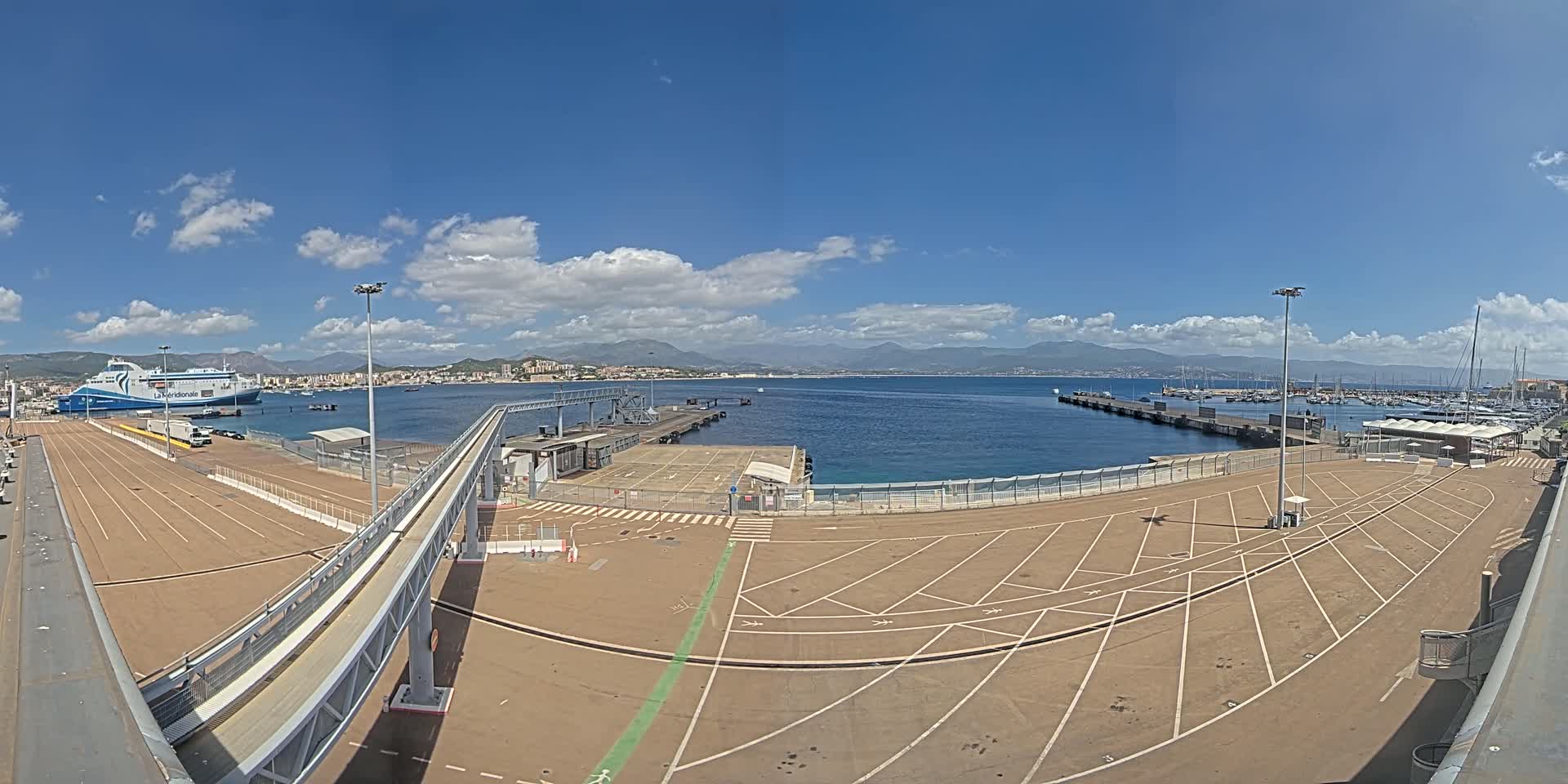 Port de Commerce d'Ajaccio Port Live Cam - Ajaccio, Corse-du-Sud, Corse , France