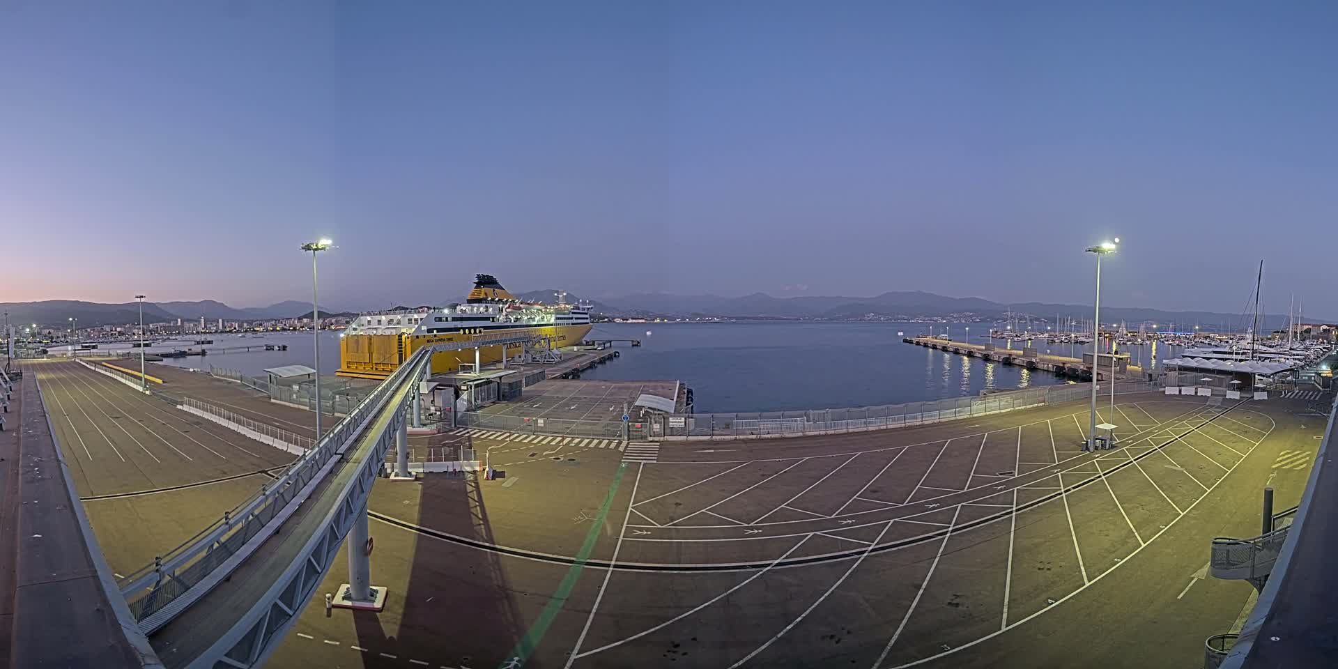 Port de Commerce d'Ajaccio Port Live Cam - Ajaccio, Corse-du-Sud, Corse , France