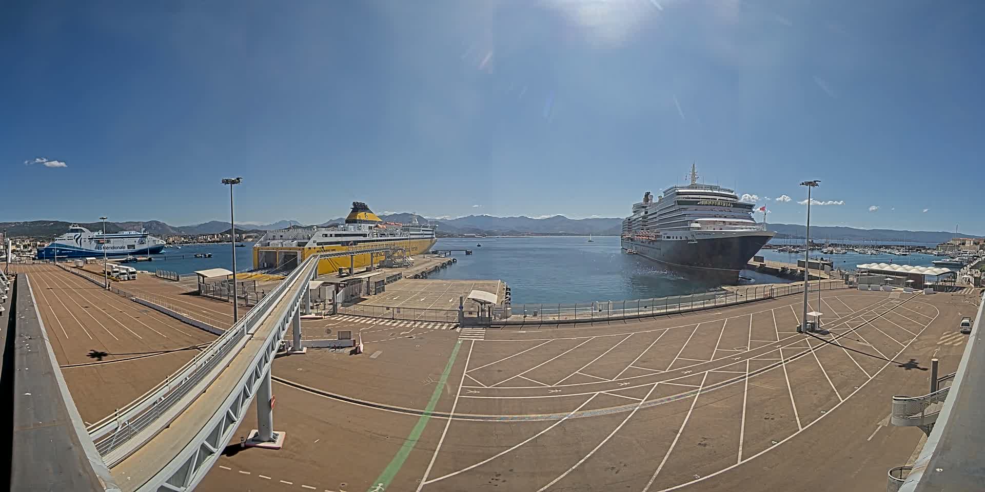 Port de Commerce d'Ajaccio Port Live Cam - Ajaccio, Corse-du-Sud, Corse , France