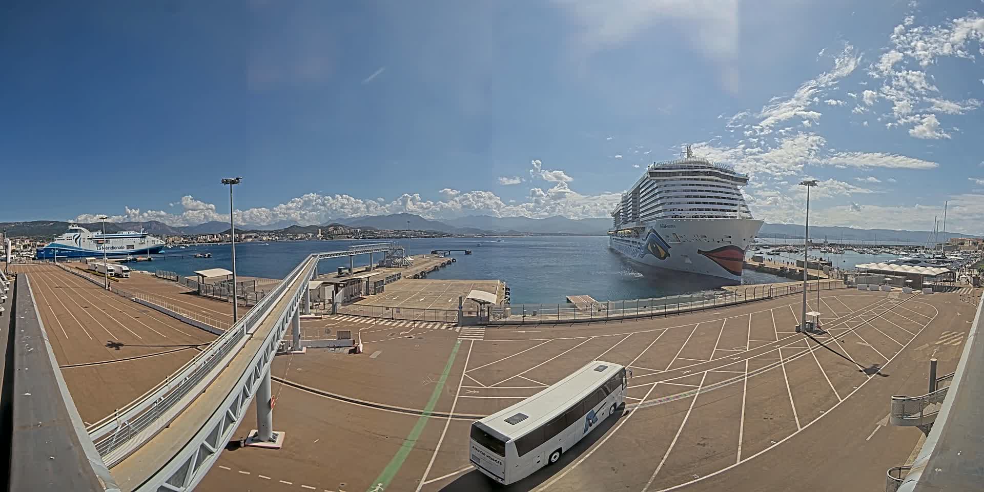 Port de Commerce d'Ajaccio Port Live Cam - Ajaccio, Corse-du-Sud, Corse , France